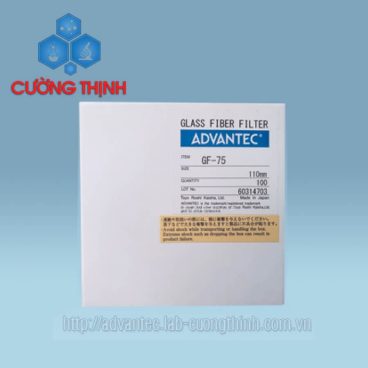 Giấy lọc sợi thủy tinh GF-75 (Advantec - Nhật Bản)
