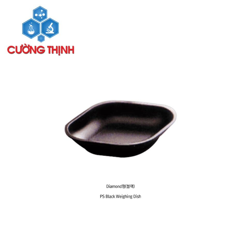 Đĩa cân nhựa PS màu đen, dạng hình thoi (Kartell- Ý) 1 Đĩa cân nhựa PS màu đen, dạng hình thoi (Kartell- Ý)