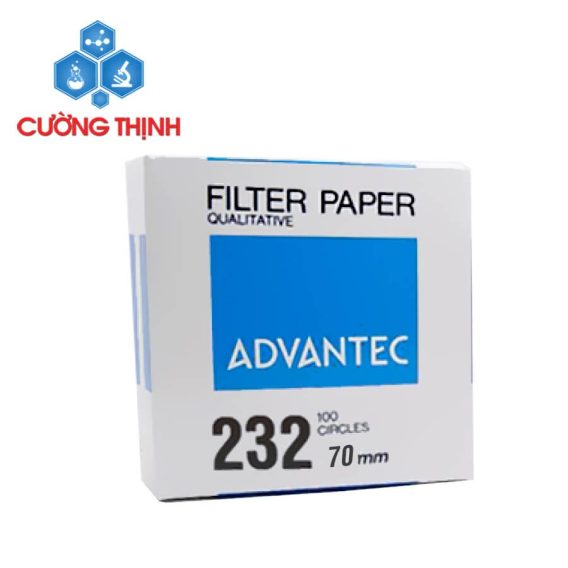 Giấy lọc định tính số 232 đường kính 70mm