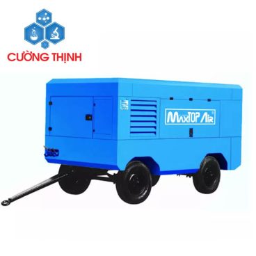 Máy nén khí di động hạng nặng có mái che độ ồn thấp (Maxtop - Trung Quốc)