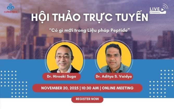 Hội thảo Trực tuyến về Liệu pháp Peptide