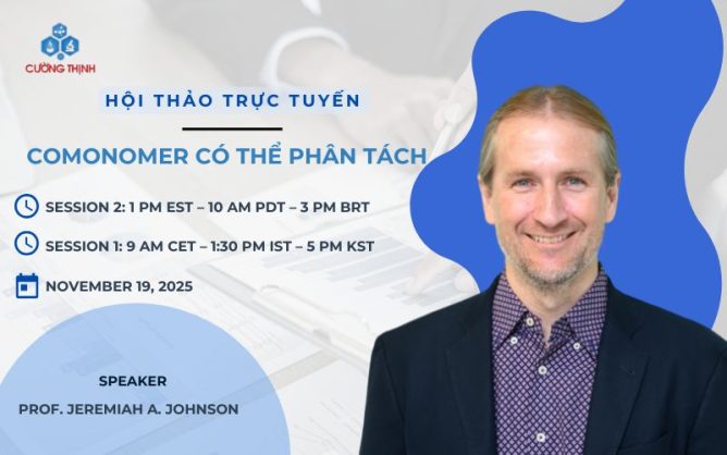 Đăng ký ngay! [Hội thảo trực tuyến] về Comonomer có thể phân tách 9